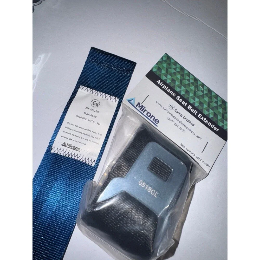 2 Mirone Airplane Seat Belt Extender Seatbelt Extension Type E8